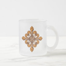 Halloween Fleur de lis Coffee Mug