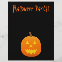 Halloween Flyer: Jack-o-Lantern