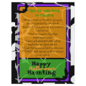 Halloween Flyer with Trick or Treat safety tips