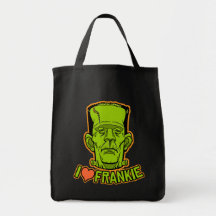 Halloween Frankenstein Tote Bag