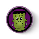 Halloween Frankie Tshirts and Gifts buttons