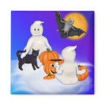 Halloween Friends Refrigerator Magnet