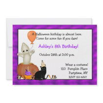 Halloween Ghost Birthday Invitation