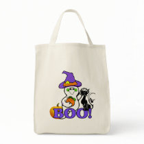 Halloween Ghost Boo Canvas Bag