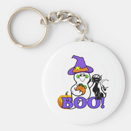 Halloween Ghost Boo Key Chain