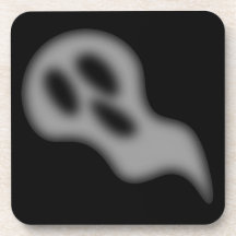 Halloween Ghost Cork Coaster