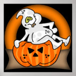 Halloween Ghost Poster posters