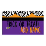 Halloween Gift Tag business cards