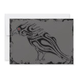 Halloween Glossy Black Raven