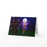 Halloween Gothic Faery Eve Hallow Card