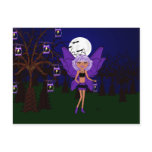 Halloween Gothic Faery Eve Hallow Postcard