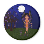 Halloween Gothic Faery Phoenix Hallow Magnet