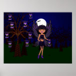 Halloween Gothic Faery Raven Hallow Poster posters