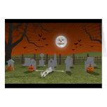 Halloween: Graveyard Scene: Card