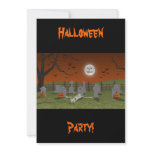 Halloween: Graveyard Scene: Invitation Card
