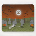 Halloween: Graveyard Scene: mousepads