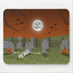 Halloween: Graveyard Scene: mousepads