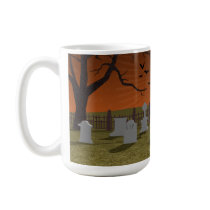 Halloween: Graveyard Scene: Coffee Mugs