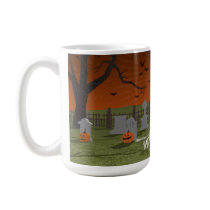 Halloween: Graveyard Scene: Mugs