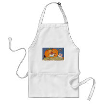 Halloween Greeting Kids, Pumpkin, Owl Aprons