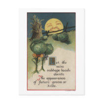 Halloween GreetingCabbage Anthropomorphism Postcards