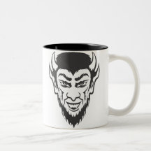 Halloween Hairy Devil Coffee Mugs