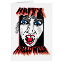 Halloween Happy Frights Greeting Card