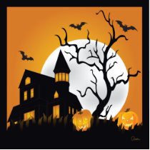 Halloween Haunting Photo Cutouts