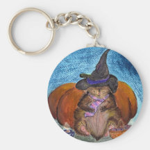 Halloween Hog Key Chain