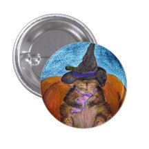 Halloween Hog Pinback Buttons