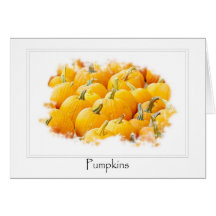 Halloween Holiday Pumpkins Card