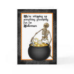 Halloween Invitation Skeleton cards