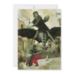 Halloween Invitation The Plague by Arnold Bocklin