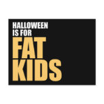 Halloween is for Fat Kids postcards
