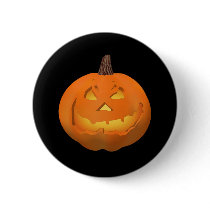 Halloween: Jack-o-Lantern: Pinback Buttons
