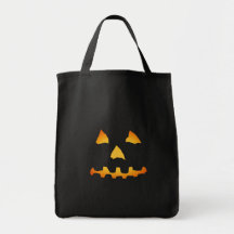 Halloween: Jack-o-Lantern Face: Bags