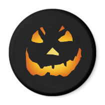 Halloween: Jack-o-Lantern Face: Magnet