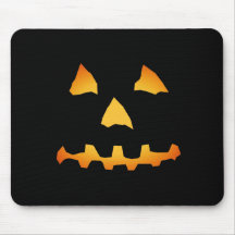 Halloween: Jack-o-Lantern Face: Mouse Mat