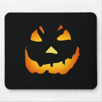 Halloween: Jack-o-Lantern Face: Mouse Mats