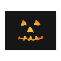 Halloween: Jack-o-Lantern Face: Post Card