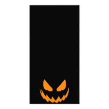 Halloween Jack-O-Lantern Personalized Photo Card