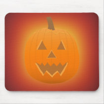 Halloween: Jack-O-Lantern: Pumpkin: Mousemats
