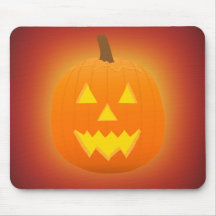Halloween: Jack-O-Lantern: Pumpkin: Mousepad