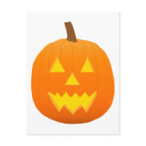 Halloween: Jack-O-Lantern: Pumpkin: Post Card