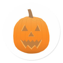 Halloween: Jack-O-Lantern: Pumpkin: Stickers
