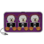 Halloween - Just a Lil Spooky - Bichon Frise Speaker System