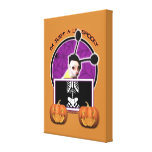 Halloween - Just a Lil Spooky - Cheagle - Izzy Canvas Print