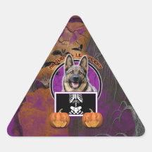 Halloween - Just a Lil Spooky - German Shepherd Sticker