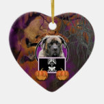 Halloween - Just a Lil Spooky - Mastiff - Cyclone Ornaments