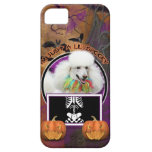 Halloween - Just a Lil Spooky - Poodle - White